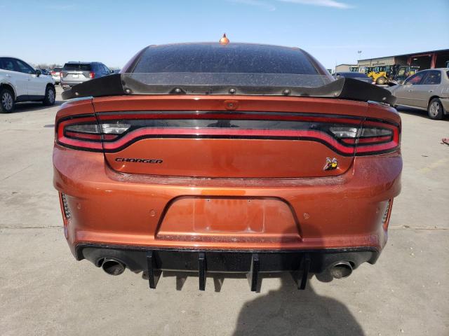 2C3CDXGJ4MH614158 - 2021 DODGE CHARGER SCAT PACK ORANGE photo 6