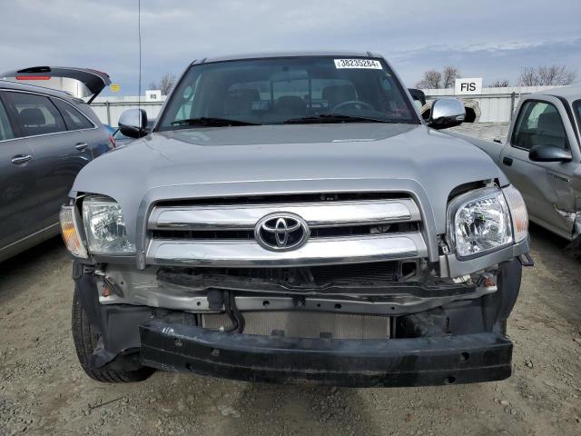 5TBRU341X6S476657 - 2006 TOYOTA TUNDRA ACCESS CAB SR5 GRAY photo 5