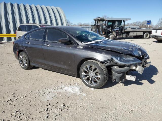 1C3CCCBGXFN534817 - 2015 CHRYSLER 200 S GRAY photo 4