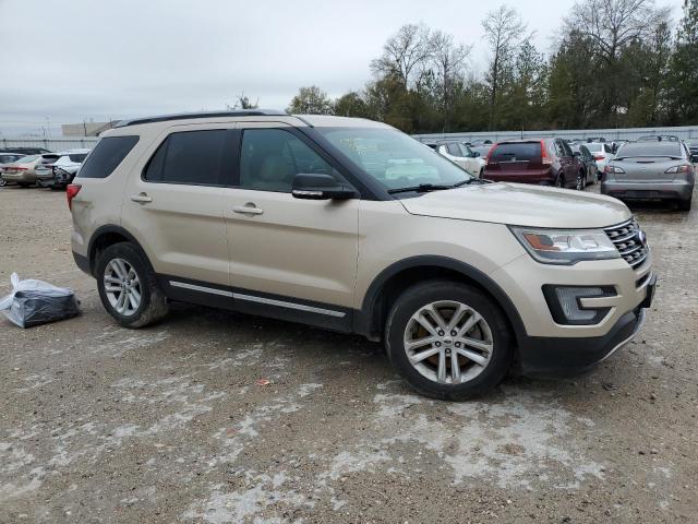 1FM5K7DH6HGC24333 - 2017 FORD EXPLORER XLT TAN photo 4