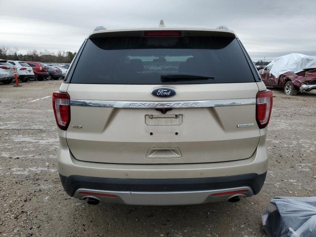 1FM5K7DH6HGC24333 - 2017 FORD EXPLORER XLT TAN photo 6