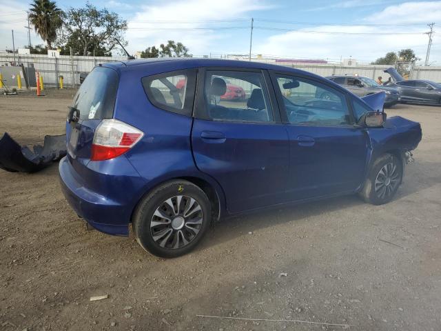 JHMGE8H37CC031857 - 2012 HONDA FIT BLUE photo 3