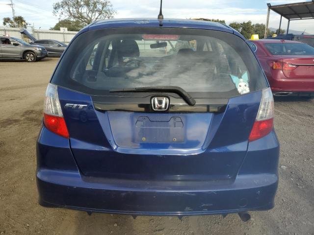 JHMGE8H37CC031857 - 2012 HONDA FIT BLUE photo 6