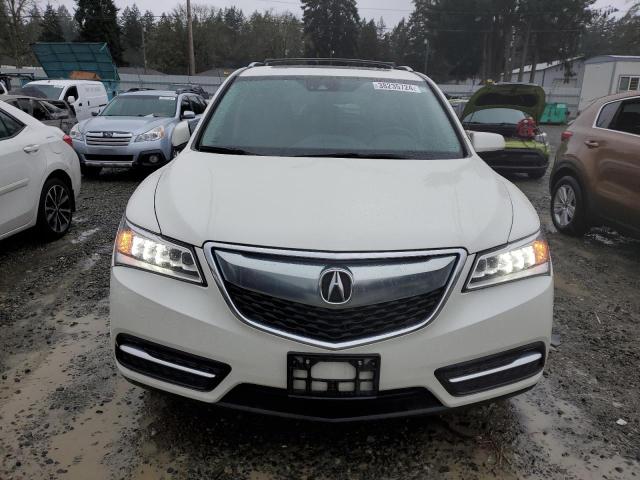 5FRYD4H42GB038023 - 2016 ACURA MDX TECHNOLOGY WHITE photo 5