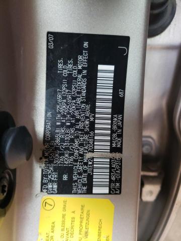 JTEEW21A170048166 - 2007 TOYOTA HIGHLANDER HYBRID GOLD photo 12