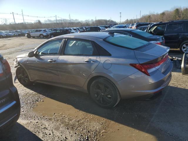 KMHLM4AJ9PU089033 - 2023 HYUNDAI ELANTRA BLUE GRAY photo 2