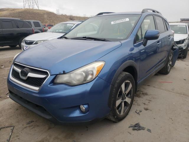 JF2GPBCC4EH238102 - 2014 SUBARU XV CROSSTR 2.0I HYBRID BLUE photo 2