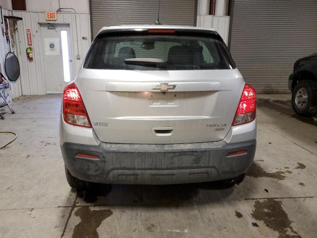 KL7CJNSB5GB756750 - 2016 CHEVROLET TRAX LS SILVER photo 6