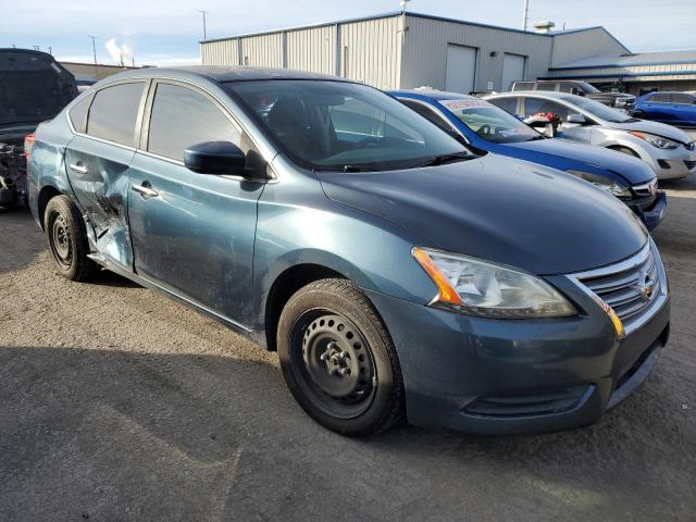 3N1AB7AP5EY204148 - 2014 NISSAN SENTRA S BLUE photo 4