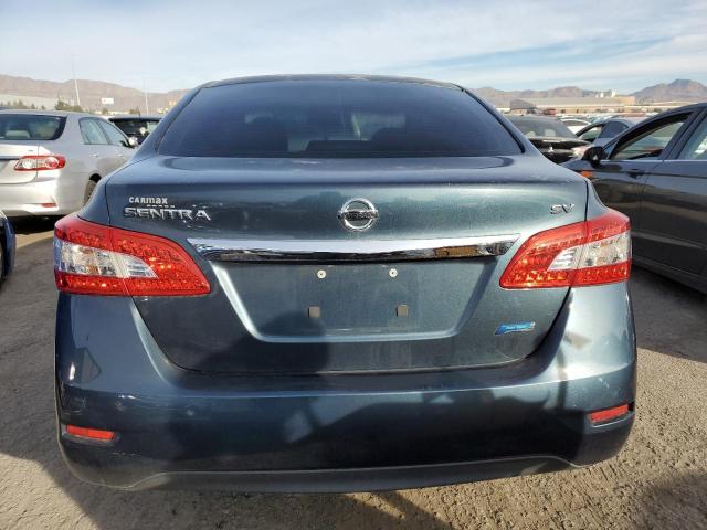 3N1AB7AP5EY204148 - 2014 NISSAN SENTRA S BLUE photo 6