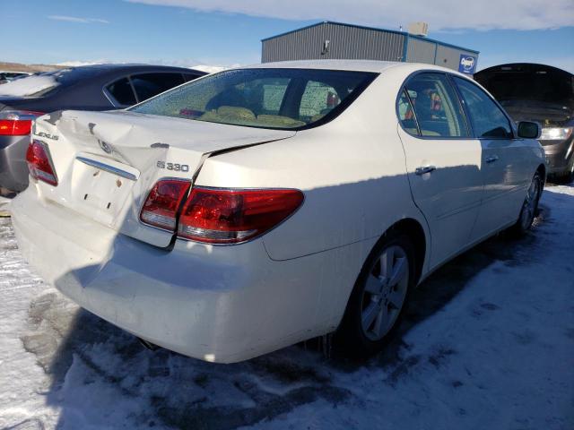 JTHBA30G465143709 - 2006 LEXUS ES 330 WHITE photo 3