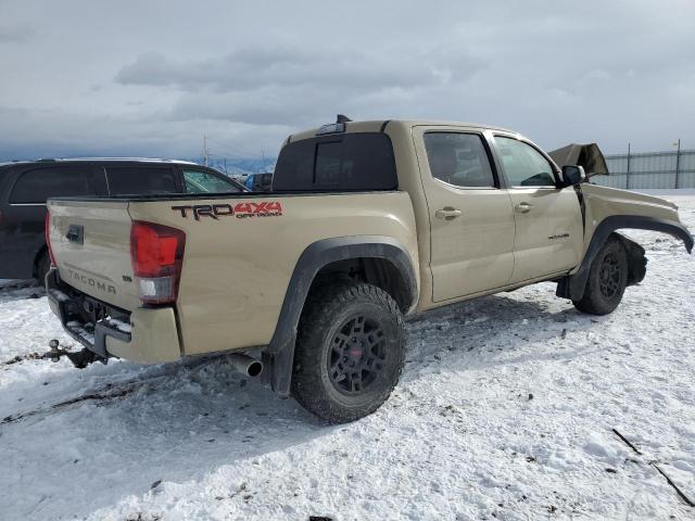 3TMCZ5AN5JM125522 - 2018 TOYOTA TACOMA DOUBLE CAB TAN photo 3