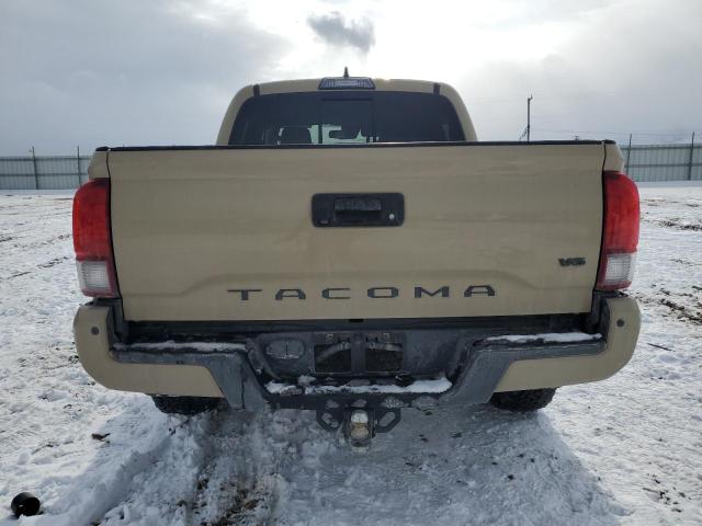 3TMCZ5AN5JM125522 - 2018 TOYOTA TACOMA DOUBLE CAB TAN photo 6