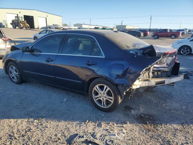 1HGCM56737A119637 - 2007 HONDA ACCORD EX BLUE photo 2