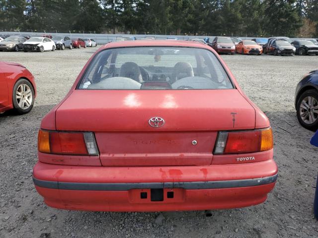 JT2EL43B1M0053547 - 1991 TOYOTA TERCEL DELUXE RED photo 6