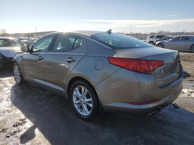 5XXGN4A73DG241235 - 2013 KIA OPTIMA EX GRAY photo 2