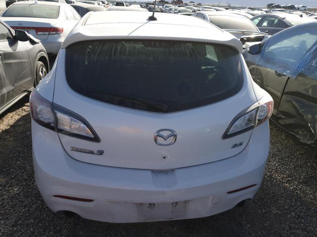 JM1BL1K68B1479711 - 2011 MAZDA 3 S WHITE photo 6