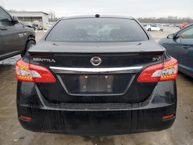 3N1AB7AP9FY338811 - 2015 NISSAN SENTRA S BLACK photo 6