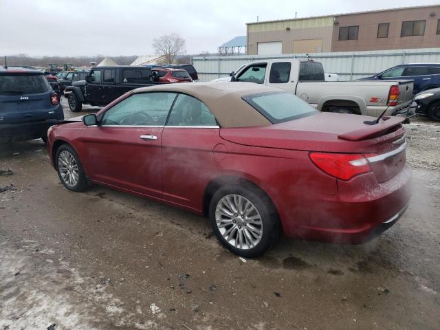 1C3BC7EG6BN529767 - 2011 CHRYSLER 200 LIMITED RED photo 2