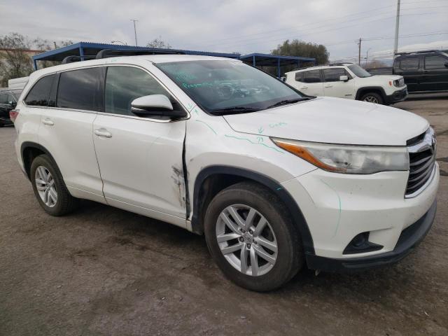 5TDZARFH2FS012436 - 2015 TOYOTA HIGHLANDER LE WHITE photo 4