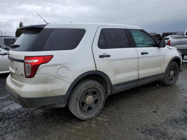 1FM5K8AR5EGA28902 - 2014 FORD EXPLORER POLICE INTERCEPTOR WHITE photo 3