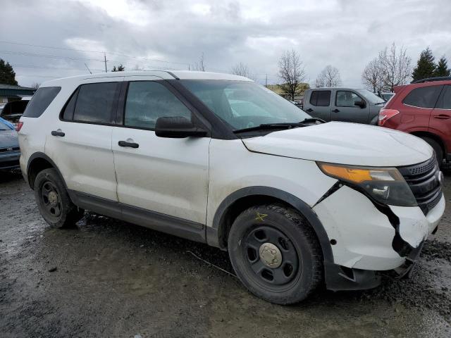 1FM5K8AR5EGA28902 - 2014 FORD EXPLORER POLICE INTERCEPTOR WHITE photo 4