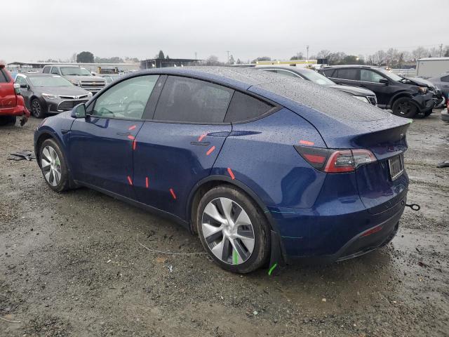 5YJYGAEE0MF145667 - 2021 TESLA MODEL Y BLUE photo 2