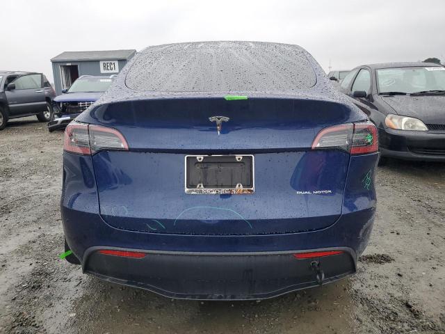 5YJYGAEE0MF145667 - 2021 TESLA MODEL Y BLUE photo 6