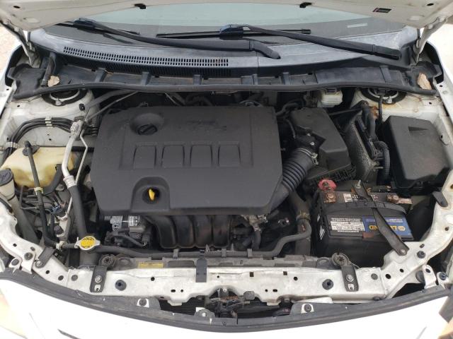 5YFBU4EE7CP016408 - 2012 TOYOTA COROLLA BASE WHITE photo 11