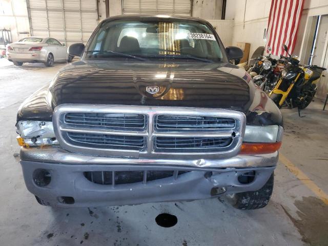 1B7GL42N52S505366 - 2002 DODGE DAKOTA SLT BLACK photo 5