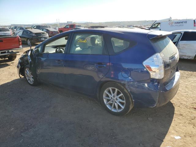 JTDZN3EU0C3147976 - 2012 TOYOTA PRIUS V BLUE photo 2