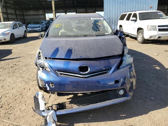 JTDZN3EU0C3147976 - 2012 TOYOTA PRIUS V BLUE photo 5