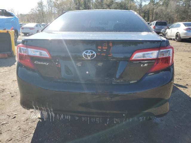 4T4BF1FK5CR216592 - 2012 TOYOTA CAMRY BASE BLACK photo 6