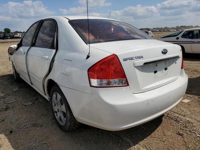 KNAFE121875422552 - 2007 KIA SPECTRA EX WHITE photo 3