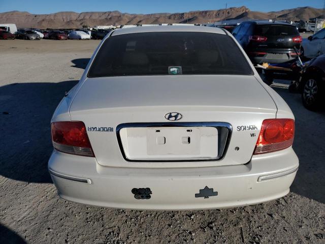 KMHWF35H23A880444 - 2003 HYUNDAI SONATA GLS WHITE photo 5