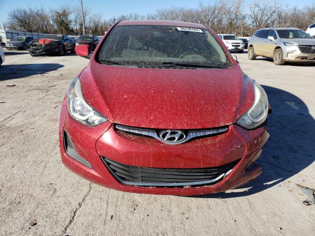 KMHDH4AE8GU621285 - 2016 HYUNDAI ELANTRA SE RED photo 5