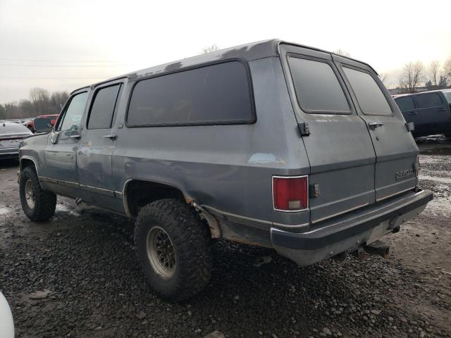 1GNGV26K6KF143224 - 1989 CHEVROLET SUBURBAN V2500 GRAY photo 2