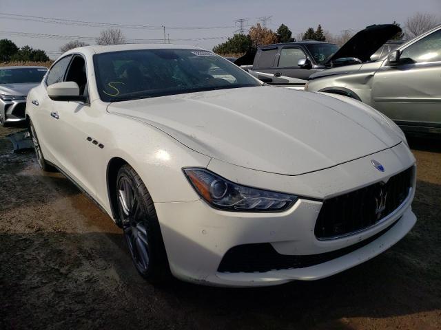 ZAM57XSA7H1240583 - 2017 MASERATI GHIBLI WHITE photo 1