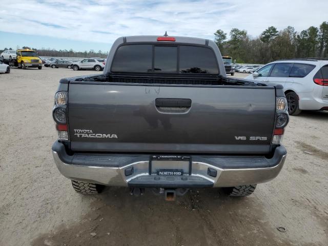 5TFJU4GN2EX060992 - 2014 TOYOTA TACOMA DOUBLE CAB PRERUNNER GRAY photo 6