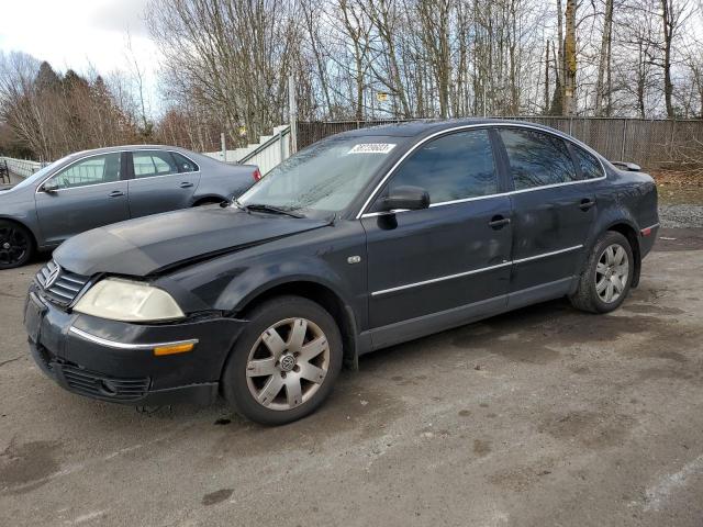 WVWRH63B41E157289 - 2001 VOLKSWAGEN PASSAT GLX BLACK photo 1