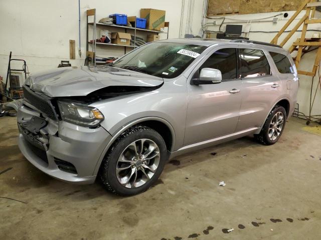 1C4RDJDG2KC722032 - 2019 DODGE DURANGO GT GRAY photo 1