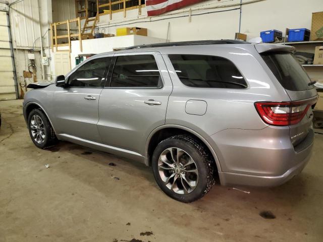 1C4RDJDG2KC722032 - 2019 DODGE DURANGO GT GRAY photo 2