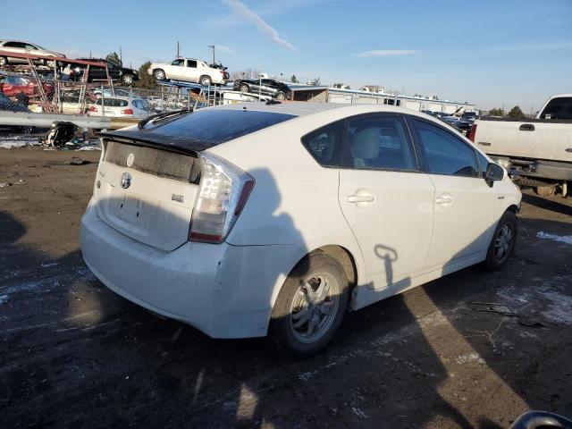 JTDKN3DU0B0325890 - 2011 TOYOTA PRIUS WHITE photo 3