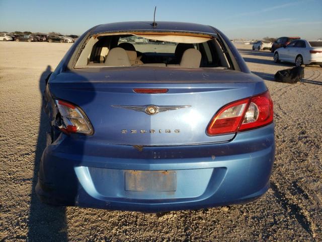 1C3LC46K98N136246 - 2008 CHRYSLER SEBRING LX BLUE photo 6