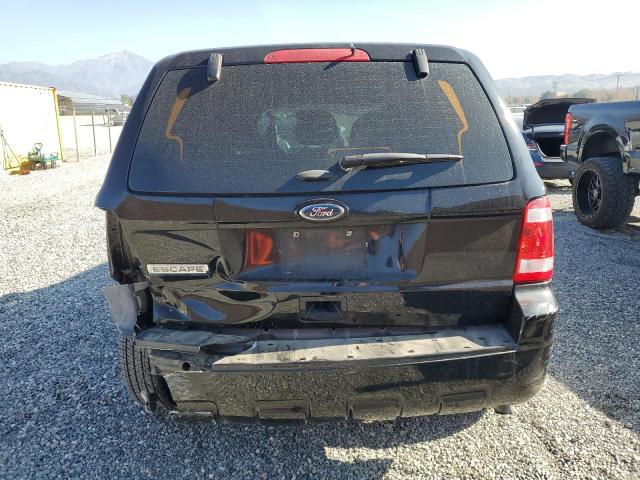 1FMCU0C78CKA07616 - 2012 FORD ESCAPE XLS BLACK photo 6