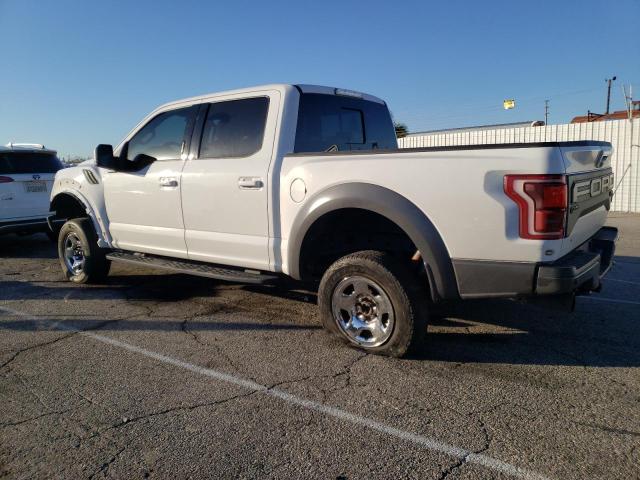 1FTFW1RG8KFB44314 - 2019 FORD F150 RAPTOR WHITE photo 2