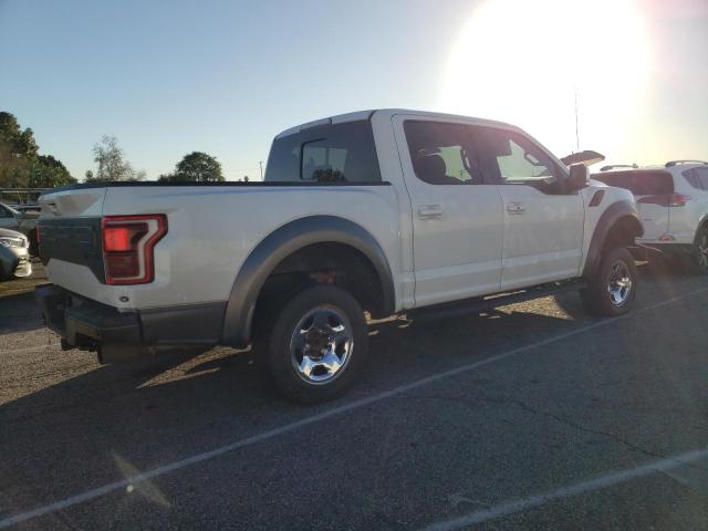 1FTFW1RG8KFB44314 - 2019 FORD F150 RAPTOR WHITE photo 3