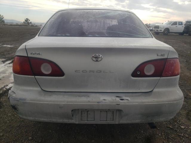 1NXBR12E81Z555300 - 2001 TOYOTA COROLLA CE SILVER photo 6