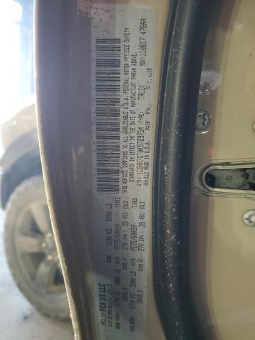 1C6RR7GT0KS729734 - 2019 RAM 1500 CLASS SLT თაფლისფერი ფოტო 12