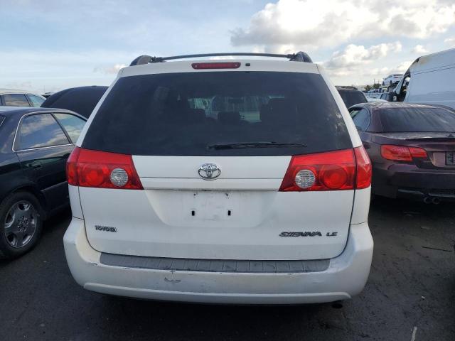 5TDZK23C18S154325 - 2008 TOYOTA SIENNA CE WHITE photo 6